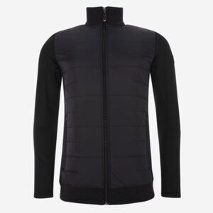 LFC Mens Firma Hybrid Full Zip Puffy Jacket Black Medium